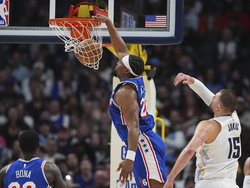 76ers Nuggets Basketball