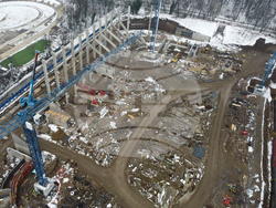 Стадион "Българска армия" - изграждане