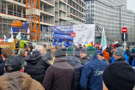 Франция - Страсбург - земеделци - протест