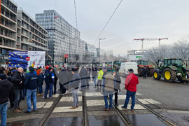 Франция - Страсбург - земеделци - протест