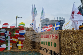 Франция - Страсбург - земеделци - протест