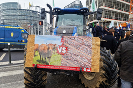Франция - Страсбург - земеделци - протест