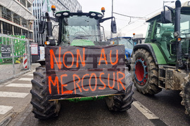 Франция - Страсбург - земеделци - протест