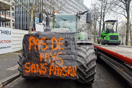 Франция - Страсбург - земеделци - протест