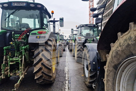 Франция - Страсбург - земеделци - протест