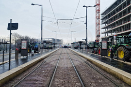 Франция - Страсбург - земеделци - протест