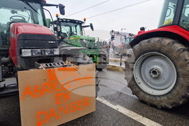 Франция - Страсбург - земеделци - протест