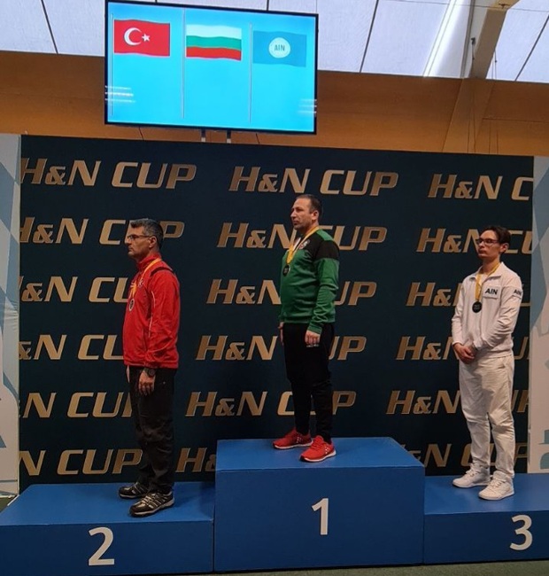 Samuil Donkov Wins Gold Medal in 10m Pistol in Munich