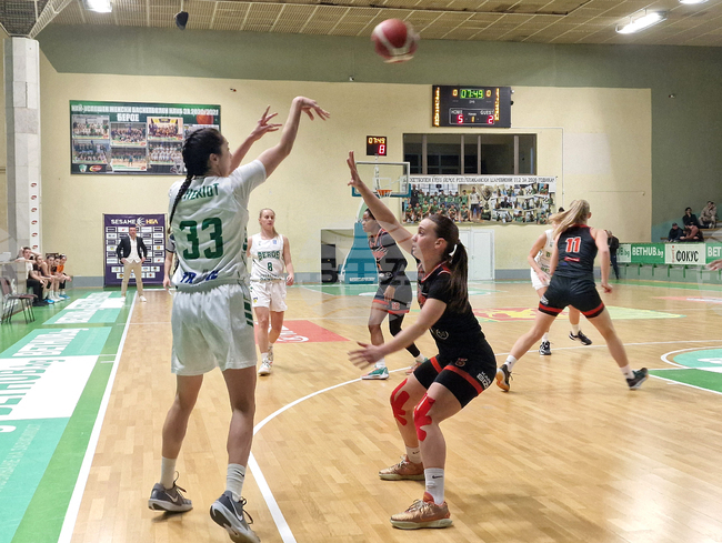 Берое (Стара Загора) се наложи над Рилски спортист (Самоков) в среща от плейoфите на женското баскетболно първенство