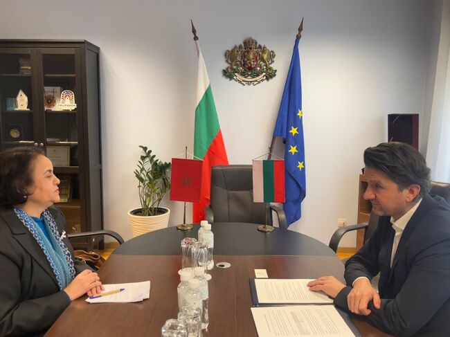 Министърът на туризма на Република България Мирослав Боршош се срещна с посланика на Кралство Мароко Н. Пр. Закиа Ел Мидауи