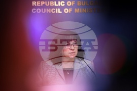 Министерски съвет - Теменужка Петкова - брифинг