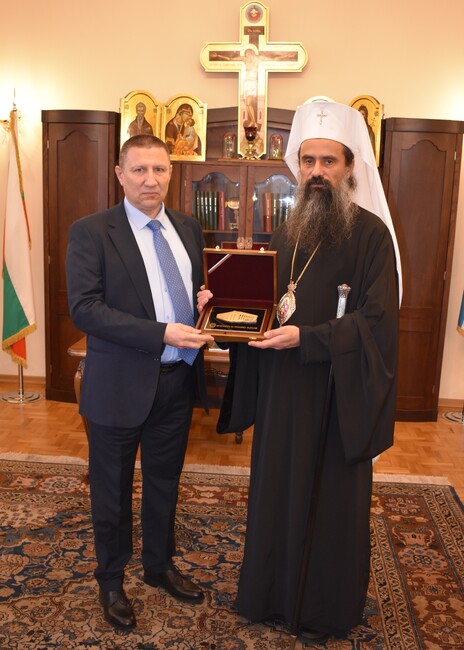 И.ф. главен прокурор Борислав Сарафов и заместниците му проведоха работна среща с Негово Светейшество Даниил - Патриарх Български и Митрополит Софийски