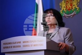 Министерски съвет - Теменужка Петкова - брифинг