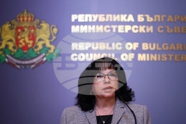 Министерски съвет - Теменужка Петкова - брифинг