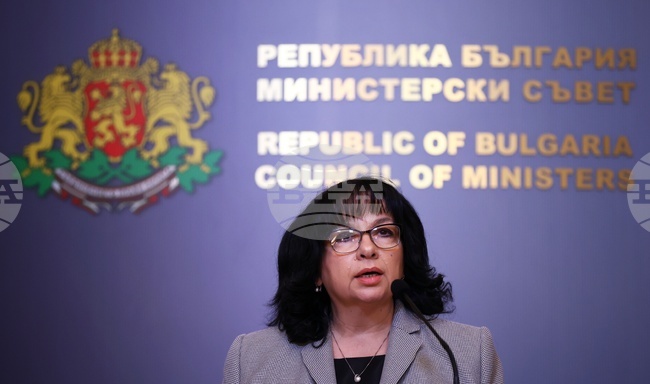 Министерски съвет - Теменужка Петкова - брифинг