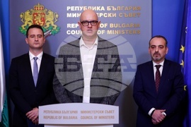 Министерски съвет - Жечо Станков - брифинг