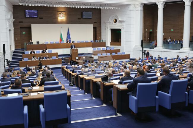 С декларации от парламентарни групи започна заседанието на Народното събрание