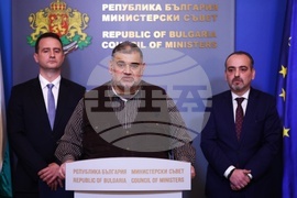 Министерски съвет - Жечо Станков - брифинг