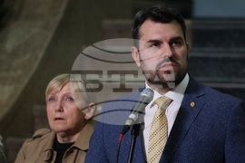 Летище София - моряци - Георг Георгиев - Елена Йончева - брифинг