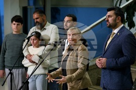 Летище София - моряци - Георг Георгиев - Елена Йончева - брифинг