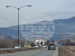 Кюстендил - подмяна на осветителни тела - проблемен участък от път