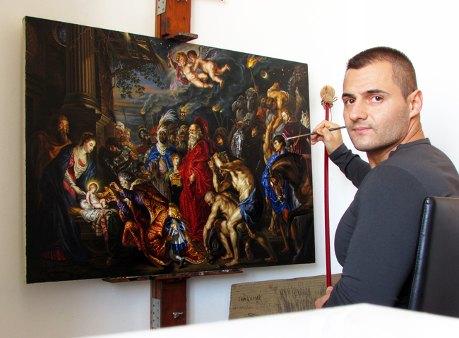 Разликата между копие и фалшификат на картина е в намерението на художника, казва пред БТА Владимир Рогожаров