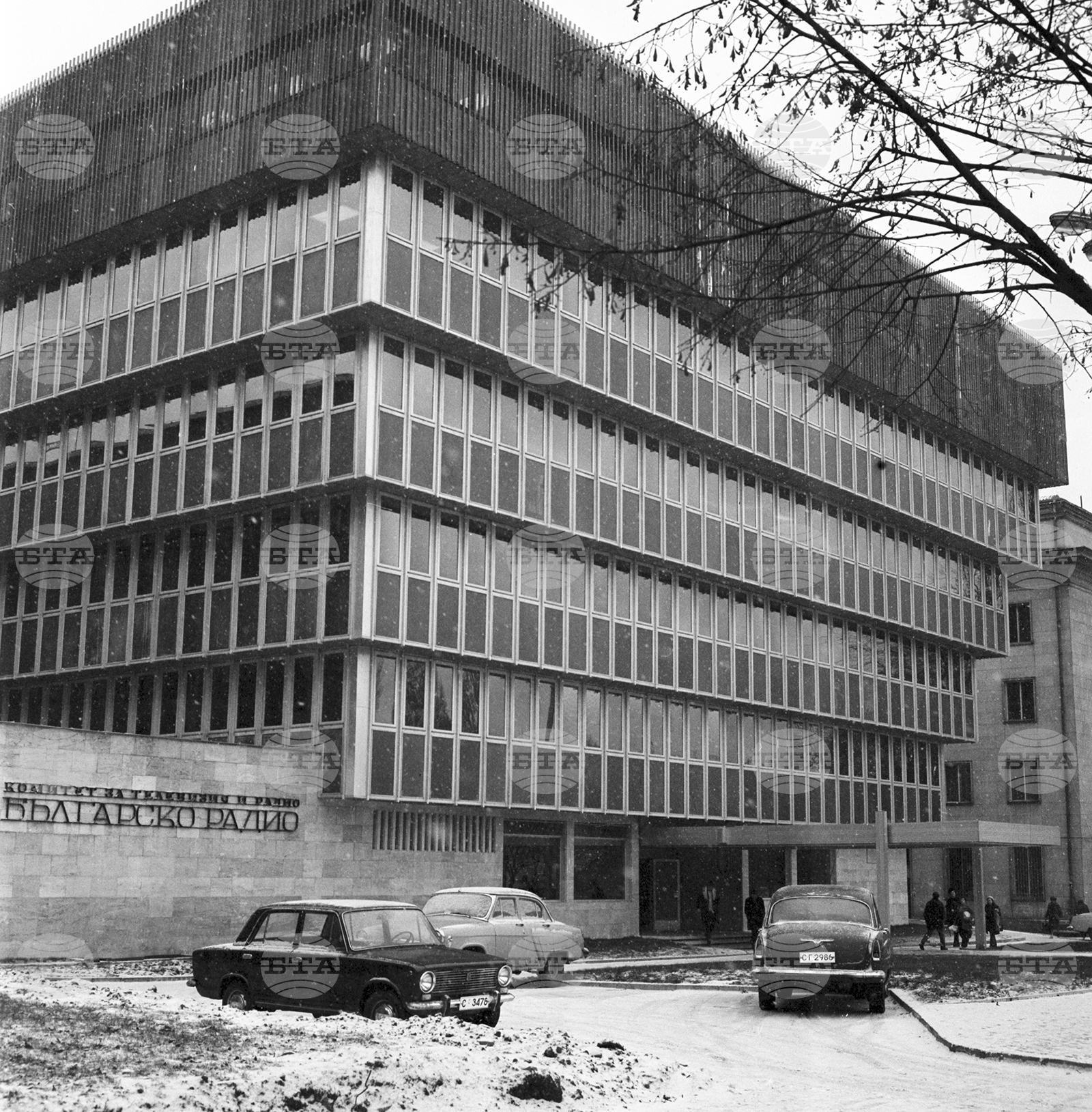 Bulgarian Radio – New building – Winter view