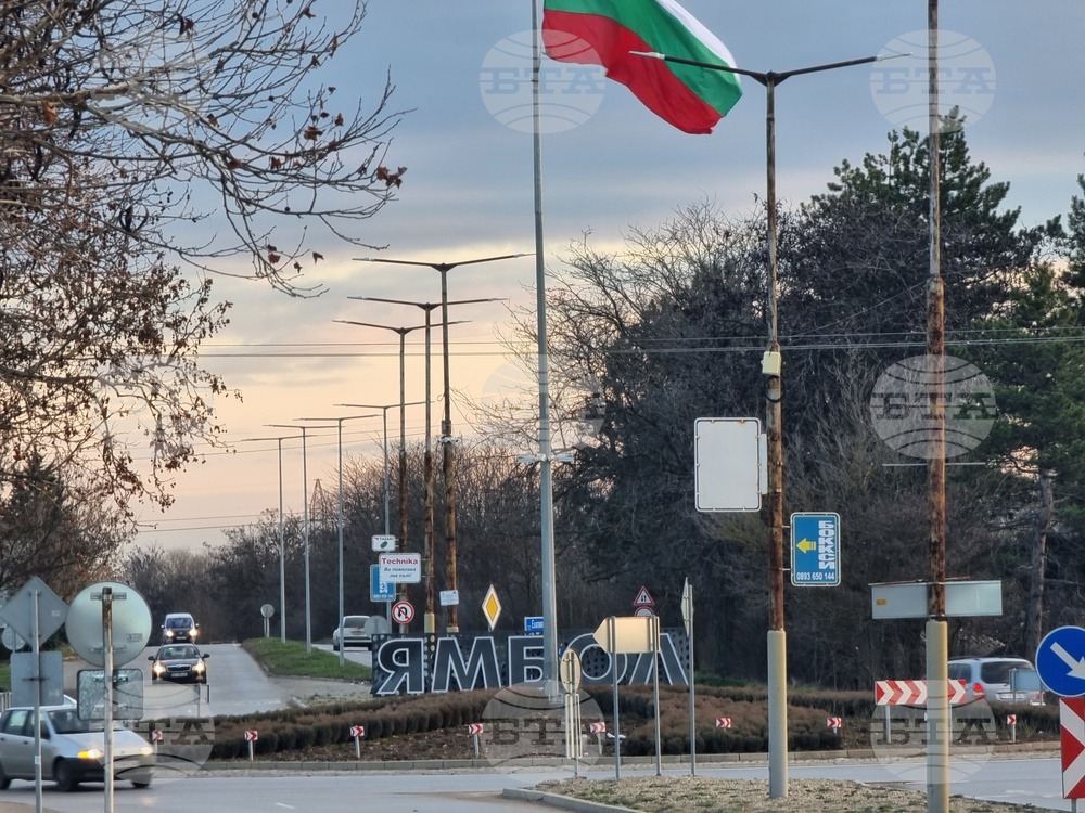 Ямбол - кръгово кръстовище - изход на града в посока село Кукорево