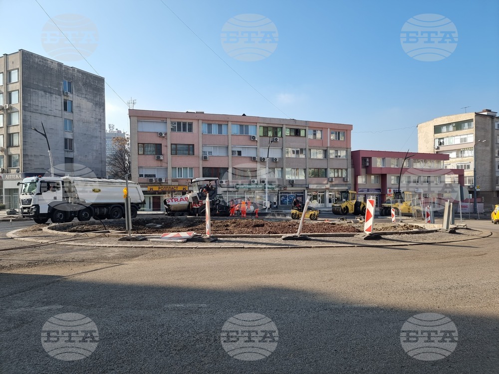 Ямбол - кръгово кръстовище - изграждане