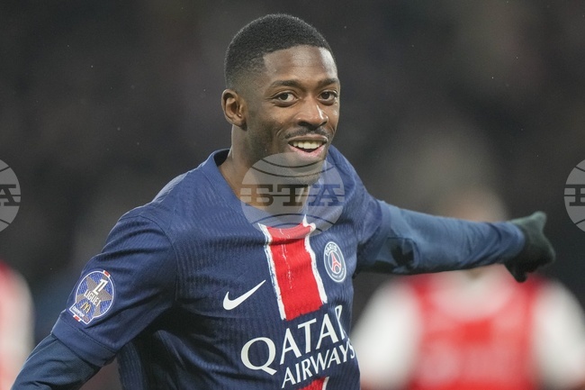 Вторият хеттрик на Дембеле за седмицата помогна на Пари Сен Жермен да постигне победа срещу Брест