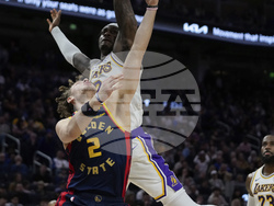 Lakers Warriors Basketball