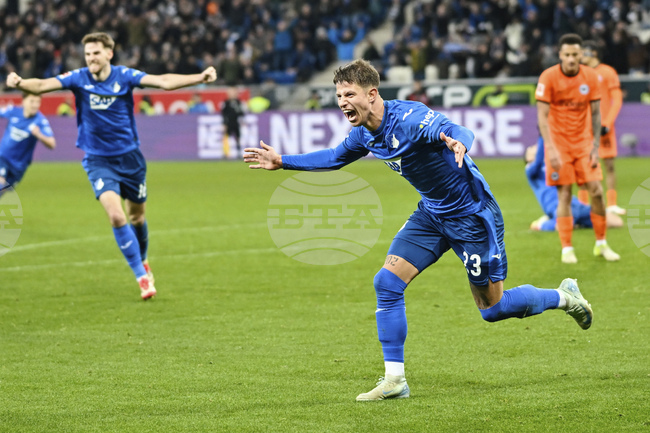 Хофенхайм се спаси от поражение от Айнтрахт с гол в добавеното време