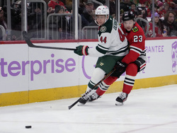 Wild Blackhawks Hockey