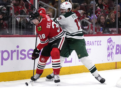 Wild Blackhawks Hockey