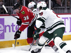 Wild Blackhawks Hockey