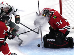 Wild Blackhawks Hockey
