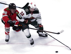 Wild Blackhawks Hockey
