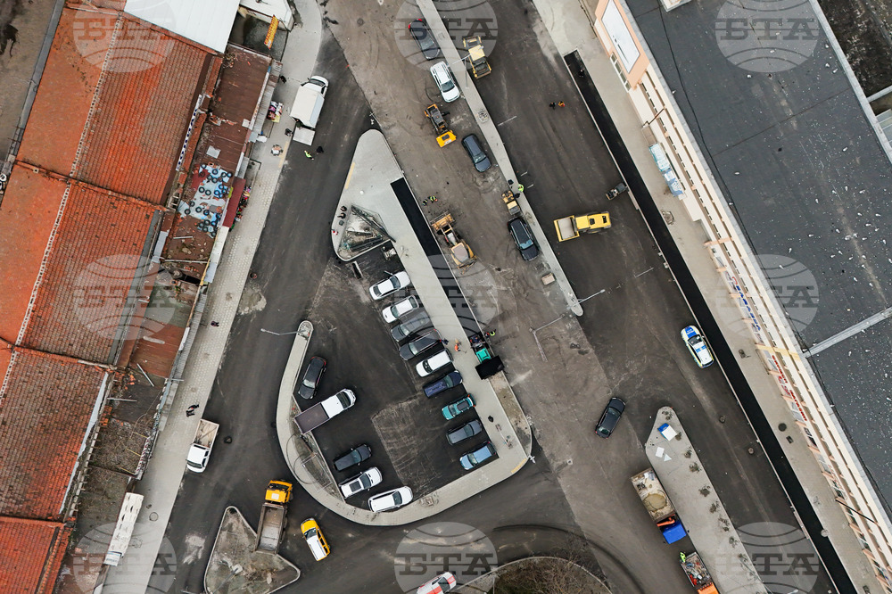 Бургас - улица - ремонт