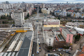 Бургас - улица - ремонт