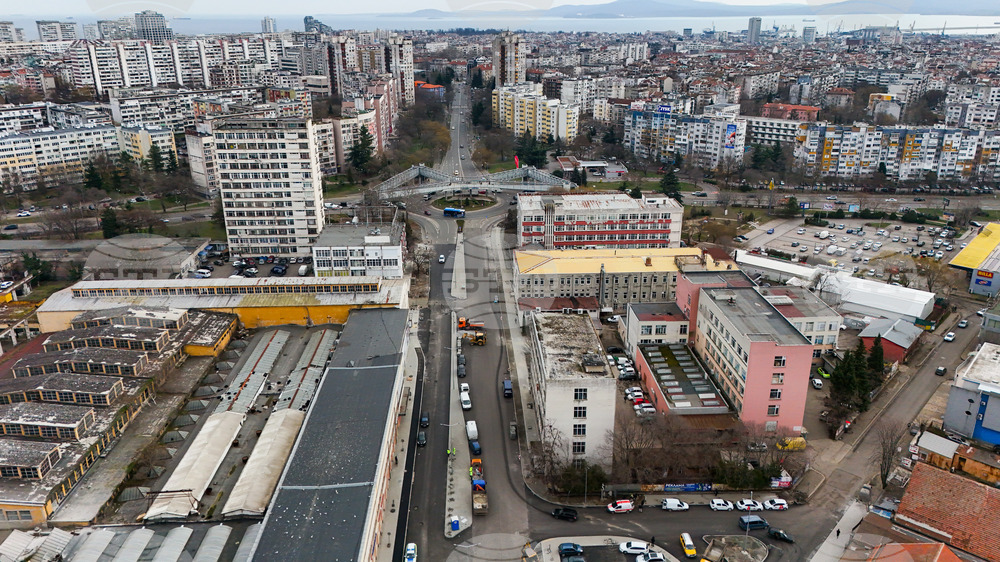 Бургас - улица - ремонт