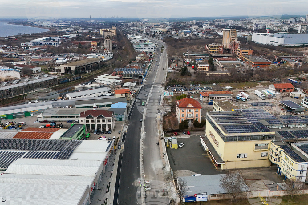 Бургас - улица - ремонт