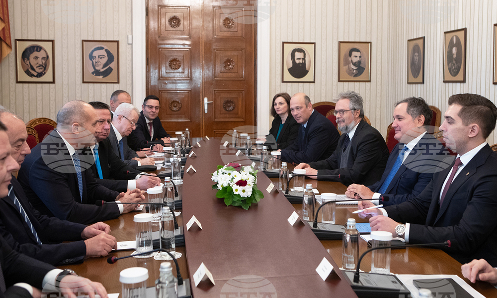 President Radev Meets Hungarian Minister of National Economy