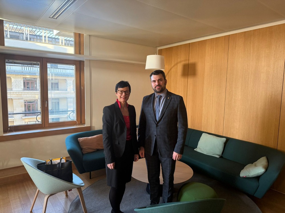 Министър Георгиев обсъди процеса на интеграция на страните от Западните Балкани, Украйна и Молдова с еврокомисаря по разширяването Марта Кос