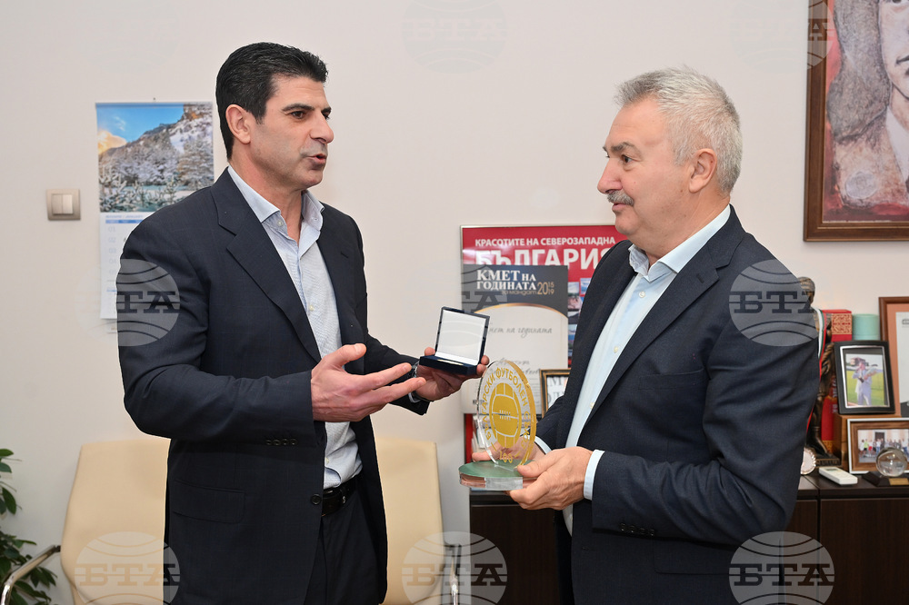 Президентът на БФС Георги Иванов се срещна с кмета на Монтана Златко Живков