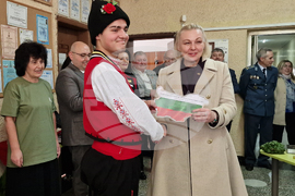 Разград - военен кът и освещаване на знамето на Българската армия