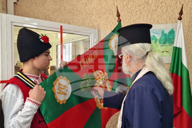 Разград - военен кът и освещаване на знамето на Българската армия