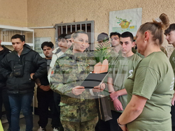 Разград - военен кът и освещаване на знамето на Българската армия