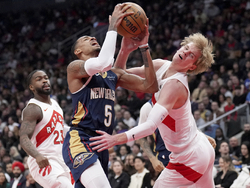 Pelicans Raptors Basketball