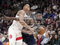 Pelicans Raptors Basketball