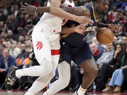Pelicans Raptors Basketball